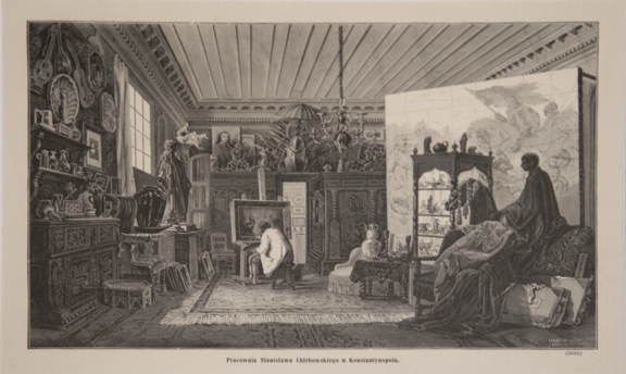 Drzeworyt sztorcowy wykonany przez Jana Styfiego i Andrzeja Zajkowskiego