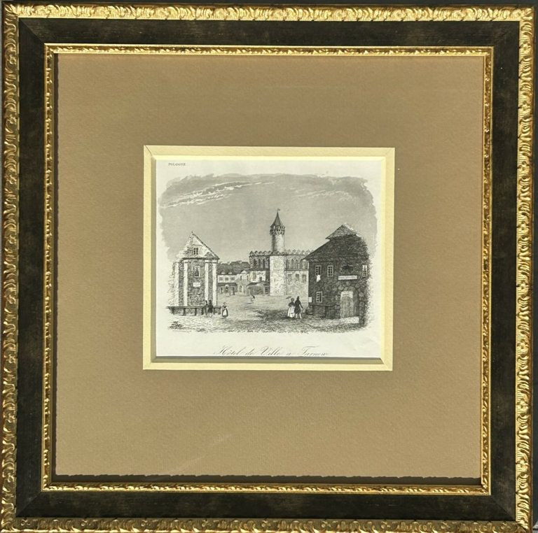 Hotel de Ville a Tarnów (rycina z r. 1836)